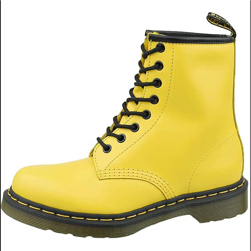 Dr. Martens 8 Eye Boots, Yellow